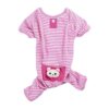 Adorable Pink Bear Pocket Dog Jumpsuit for Small and Medium-Sized Pets