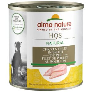 Adult Dog Canned Wet Food with Shredded Chicken Fillet and No Artificial Additives