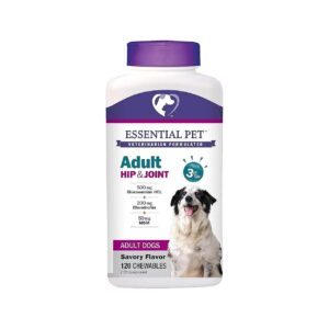 Adult Dog Hip Joint Tablets with Glucosamine Chondroitin for Moderate Care Needs