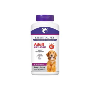 Adult Dog Hip and Joint Relief with Glucosamine and Chondroitin Chewable Tablets