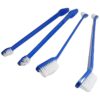 Adult Dog Toothbrush Set with Four Brush Heads and Soft Bristles for Oral Hygiene