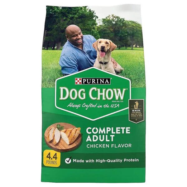 Adult Dogs Healthy Chicken Flavor Complete Dry Dog Food Kibble Four 4 lb Bags