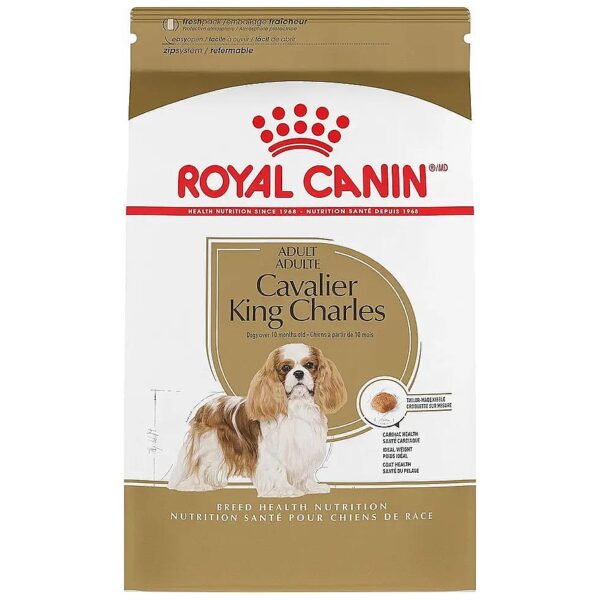 Adult Dry Dog Food for Purebred Cavalier King Charles Spaniels with Precision Nutrition