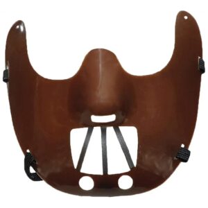 Adult Plastic Muzzle Mask with Elastic Strap and Classic Hairstyle