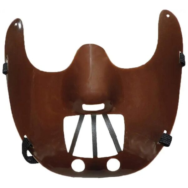 Adult Plastic Muzzle Mask with Elastic Strap and Classic Hairstyle