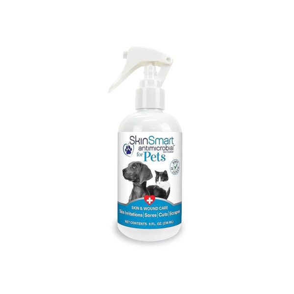 Advanced Antimicrobial Wound Care Spray for Pets, Promotes Healing