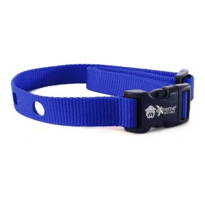 Advanced Blue Nylon Collar Strap for Electric and Underground Dog Training Collars