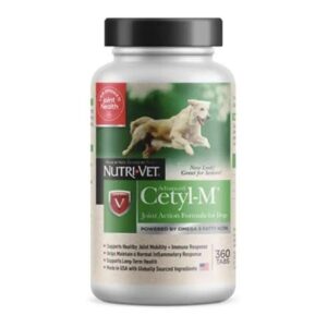 Advanced Cetyl M 360 Count Tablets Supporting Dog Joint Health and Comfort