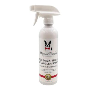 Advanced Dog Detangling Spray with Aloe Vera and Jojoba Oil for Easy Brushing