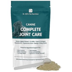 Advanced Joint Supplement for Dogs with MSM Omega 3 Turmeric and Collagen