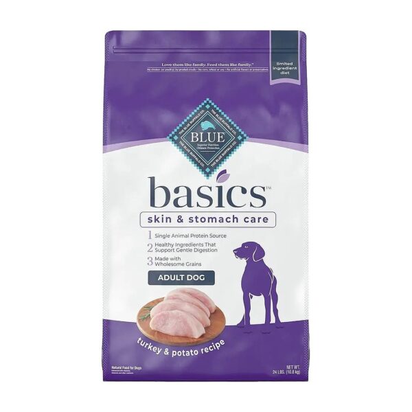 Advanced Nutrition Dog Food with Turkey, Potatoes, and Antioxidants for Allergy Relief