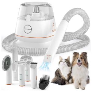 Advanced Pet Grooming Kit with Vacuum Function and 5 Essential Tools