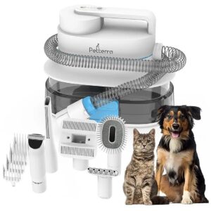 Advanced Pet Grooming Kit with Vacuum Suction Vacuum Dryer and Clippers