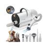 Advanced Pet Hair Grooming Vacuum with Flexible Hose, Storage Bag, and 12-Month Warranty