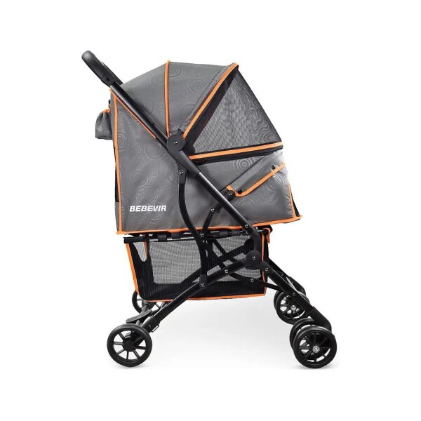 Advanced Portable Pet Stroller with 360-Degree Wheels for Small to Medium Dogs and Cats