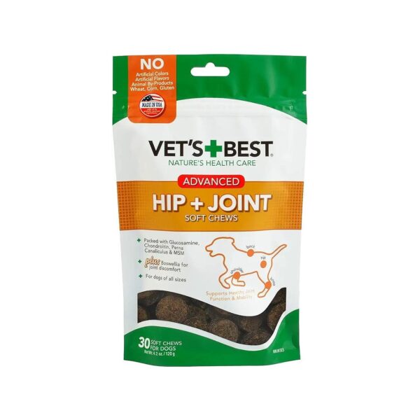 Advanced Soft Chew Supplement for Healthy Dog Hip and Joint Function