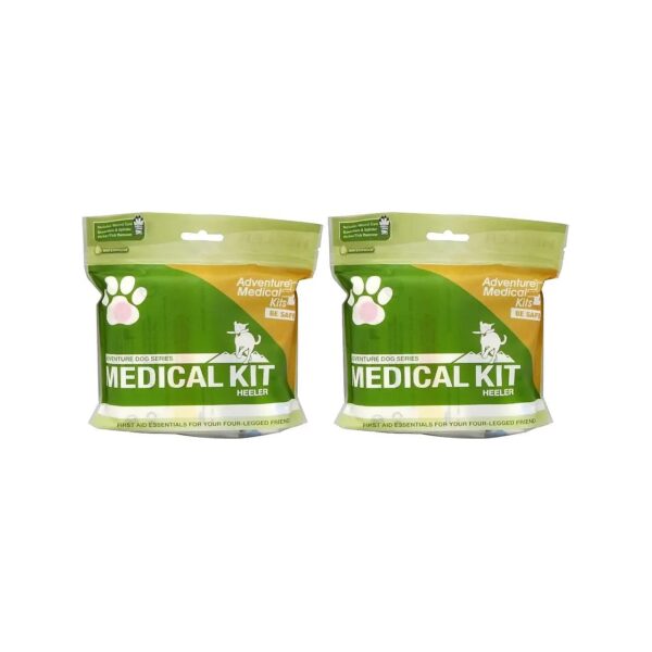 Adventure Dog Medical Kit 2 Pack for Heeler Breed Owners Green Essential Accessories