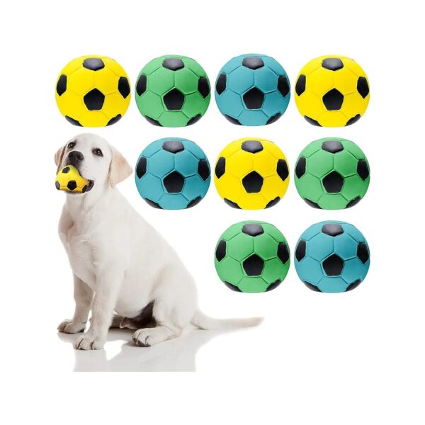 Affordable Dog Squeaky Ball Set for Small Medium and Large Dogs