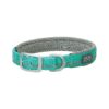 Affordable Neoprene Lined Dog Collar with Reflective Stripe