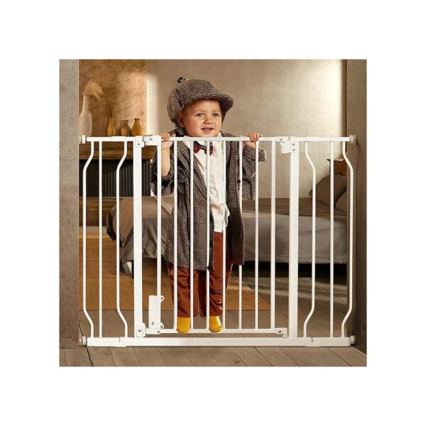 Affordable and Durable Baby Gate 29 5 to 41 3 Height Width with Auto-Close Function