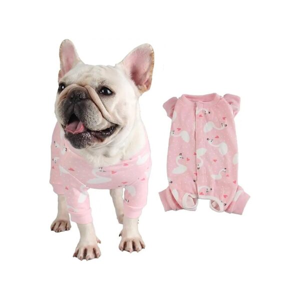 After Surgery Wear for Female Male Dog Soft Stretchy Long Sleeve Pet Surgical Onesie