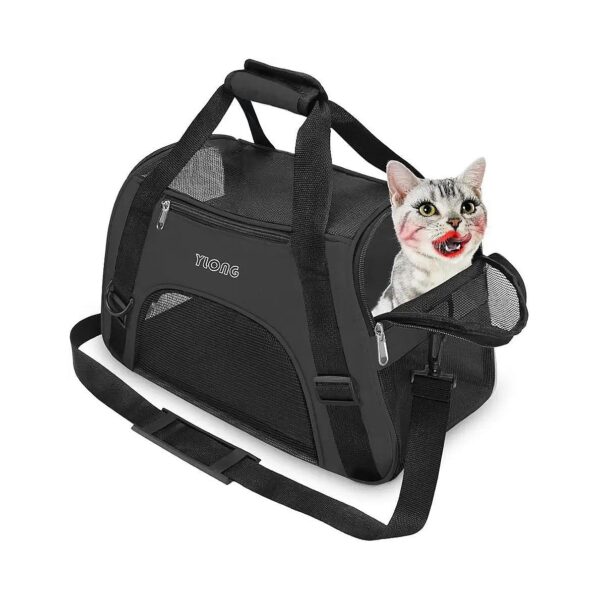 Airline Approved Cat Carrier for Pets up to 14lbs with Vented Top