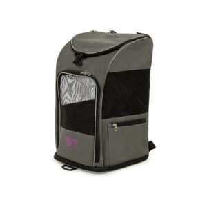 Airline Approved Gray Medium Pet Travel Backpack Carrier