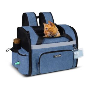 Airline Approved Pet Backpack Carrier for Small Cats and Dogs up to 12 LBS