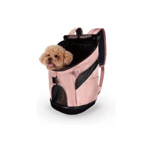 Airline Approved Pet Carrier for Small Dogs and Cats with Coral Pink Outer Material