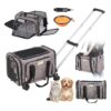 Airline Approved Pet Travel Carrier with Rollable Design for Medium Pets