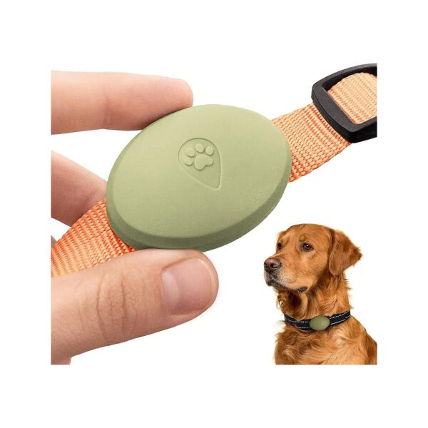 Airtag Dog Tracker Collar Holder with Water-resistant Ring and Secure Screws