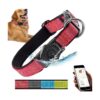 Airtag GPS Tracking Dog Collar for Medium and Heavy Duty Large Dogs with Reflective Strip