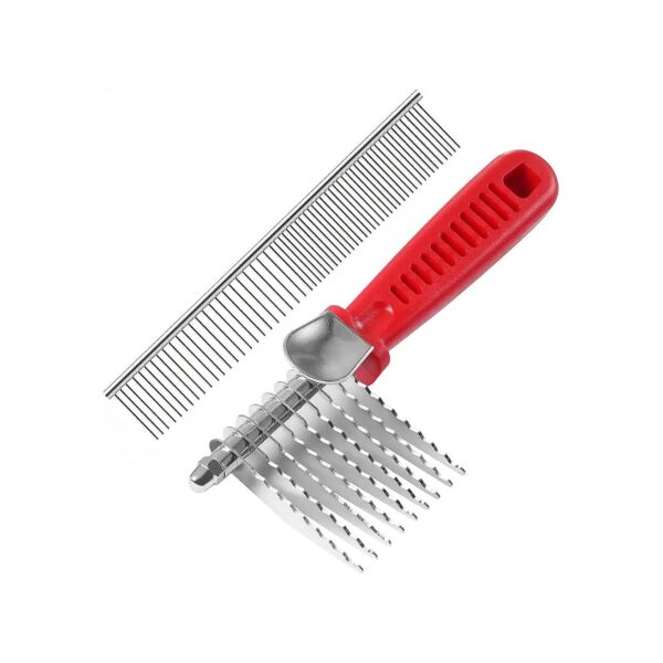 All-In-One Dog Grooming Comb for Cats and Dogs of All Sizes and Hair Types