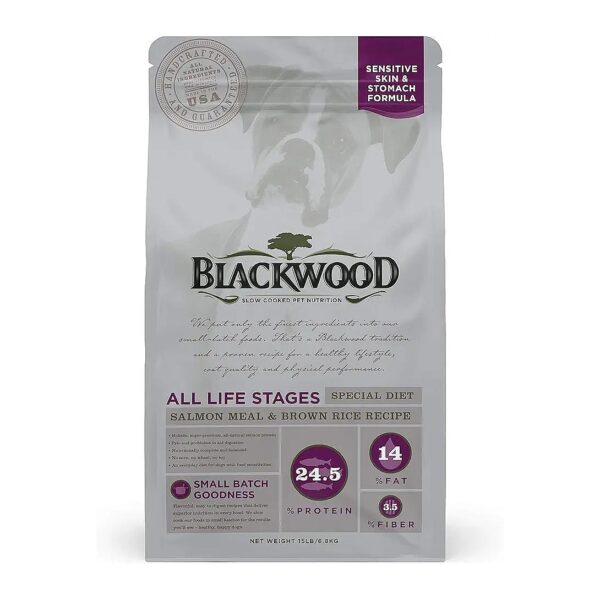 All Life Stages Dog Food with Salmon Meal Brown Rice and Whole Grains