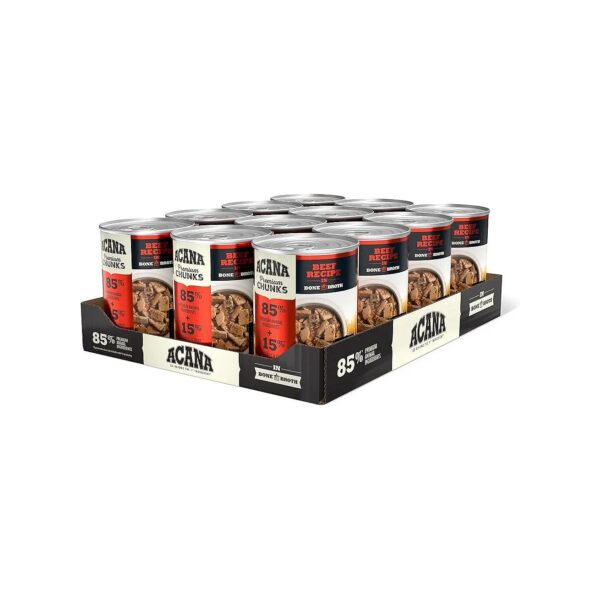 All Life Stages Wet Dog Food with High-Quality Beef and Bone Broth