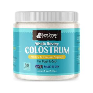 All-Natural Bovine Colostrum for Dogs and Cats Gut Health Nutrition Supplement