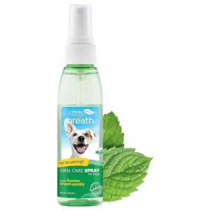 All-Natural Breath Freshener Spray for Dogs & Cats, Sulfate-Free, 4oz