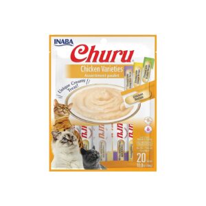 All-Natural Chicken Flavor Puree Cat Treats with Taurine and Vitamin E