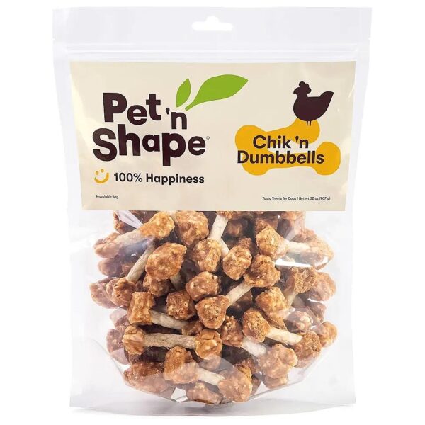 All-Natural Chicken and Brown Rice Treats for Dogs, Crunchy and Chewy