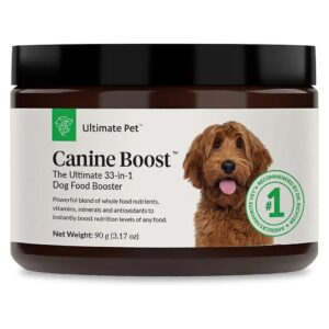 All Natural Dog Nutrition Supplement with Vitamins Minerals Amino Acids Probiotics