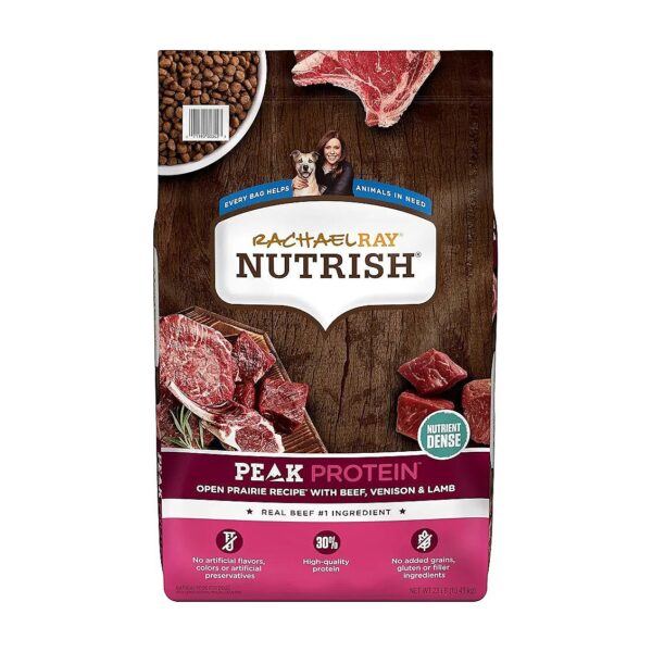 All Natural Grain Free Dry Dog Food with Real Beef 23 Pound Bag