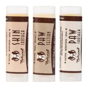 All-Natural Healing Balm Travel Bundle for Paws and Skin Soothing