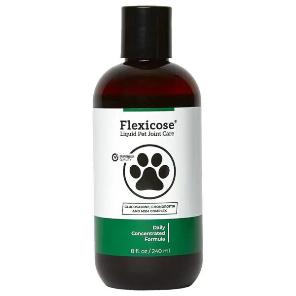 All Natural Liquid Glucosamine and Chondroitin for Dog Hip Joint Care and Support