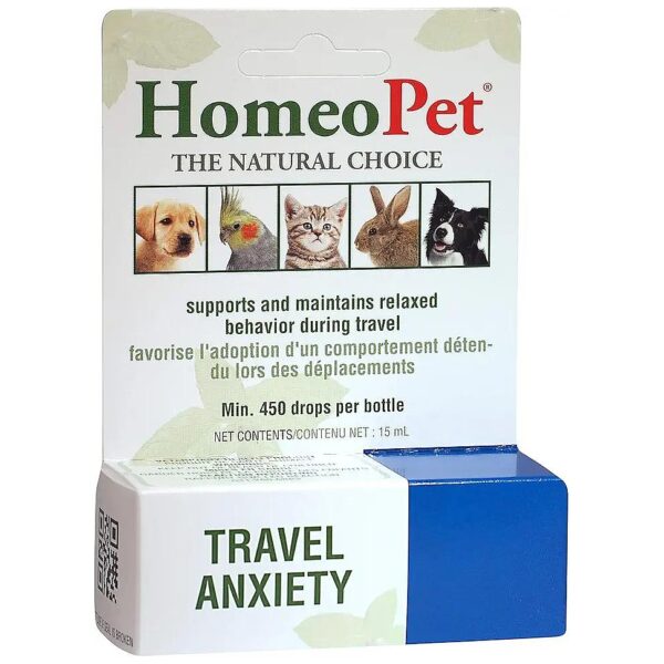 All Natural Liquid Homeopathic Remedy for Travel Anxiety in Pets