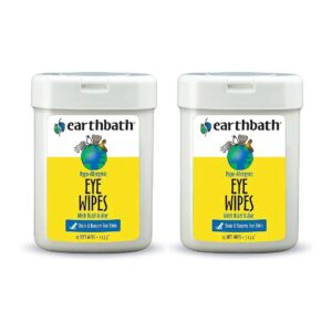 All-Natural Pet Eye Wipes for Cats and Dogs - Non-Toxic and Effective Tear Stain Remover