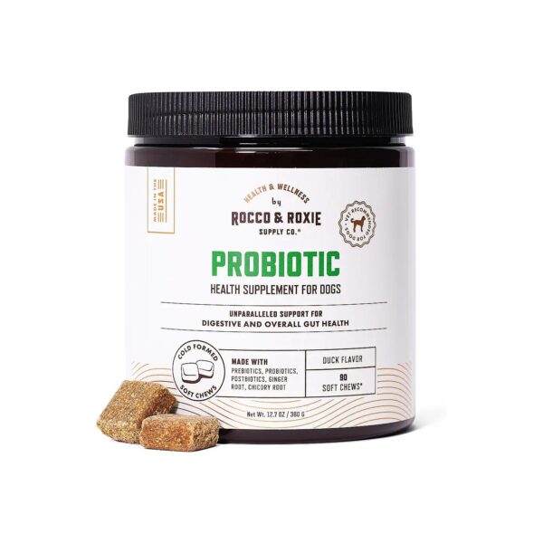 All-Natural Probiotic Soft Chews for Dogs with Digestive Problems and Skin Allergies