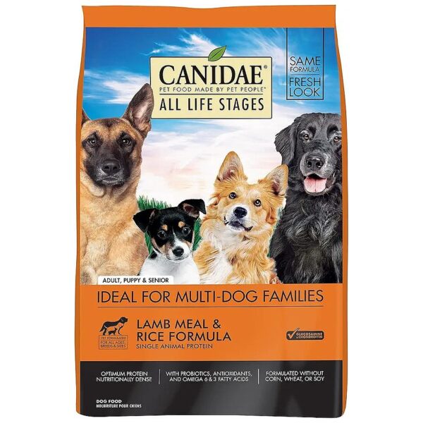 All-Natural and Holistic Dry Dog Food with Lamb Meal and Rice, 27 Lb Bag