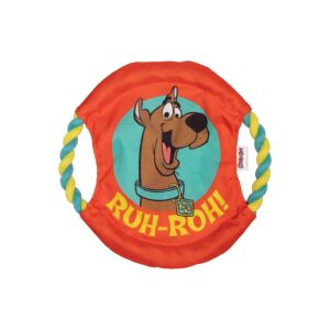 All-Paw-Friendly Fabric Scooby-Doo Frisbee for Small to Large Dogs