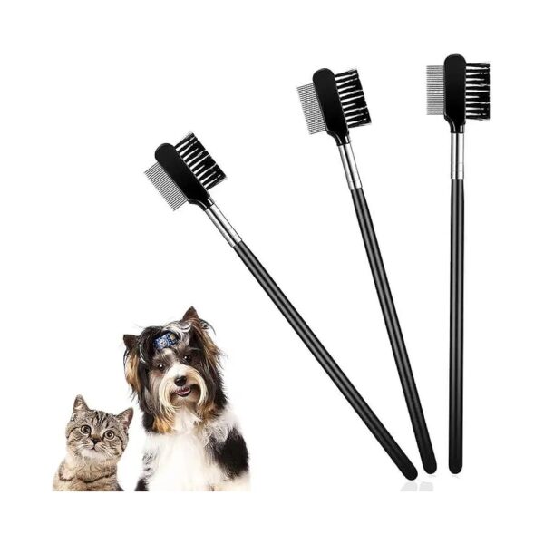 All-Purpose Dog Grooming Brush for Removing Stains, Mucus, and Crust