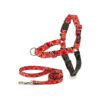 All-Purpose Pet Harness for Medium to Large Poppies Patterned Dogs with Easy Fit